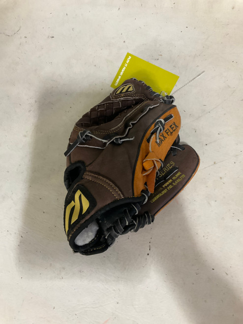 Vist Large View of Product Image Which is Used Mizuno POWER CLOSE BB/SB Glove RH Throw Brown 10"