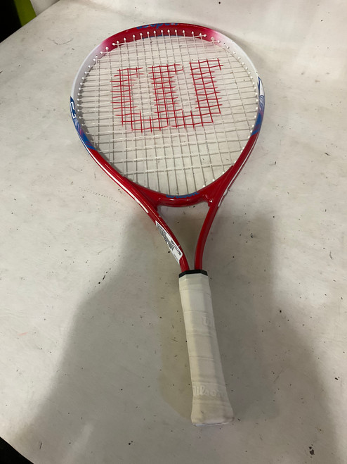 Vist Large View of Product Image Which is Used Wilson 23 Junior Tennis Racquet Red 23"
