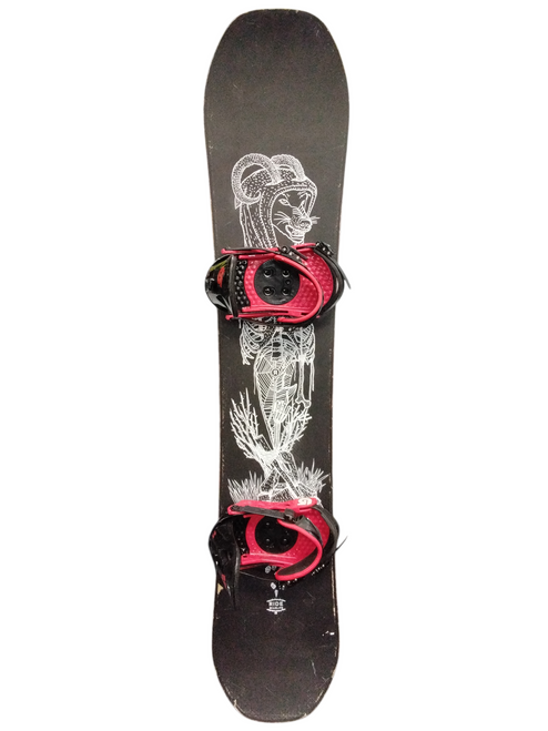 Vist Large View of Product Image Which is Used Ride WILDLIFE Mens Snowboard Only Black 158 cm