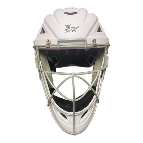 Vist Large View of Product Image Which is Used JADEKYLIN Catchers Helmet w/Mask White One Size