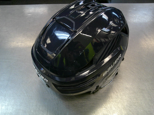Vist Large View of Product Image Which is Used Bauer RE-AKT 85 Hockey Helmet Only Navy Blue LG