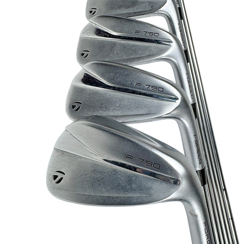 Vist Large View of Product Image Which is Used Taylormade P790 Men's RH Iron Set 4I-PW Regular Flex Steel Shaft