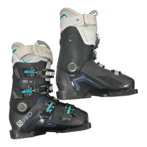 Vist Large View of Product Image Which is Used Salomon X80 W Womens DH Ski Boot Black 240 MP - J06 - W07
