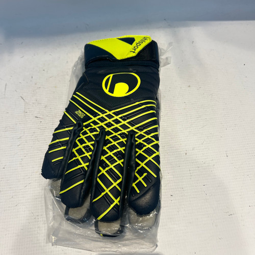 Vist Large View of Product Image Which is Used UHLSPORT Soccer Goalie Gloves Black 6