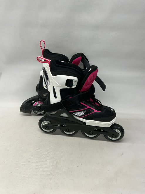 Vist Large View of Product Image Which is Used Rollerblade SPITFIRE XT G 2-5 Junior Rec Fitness Skates Black Adjustable