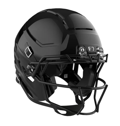 Vist Large View of Product Image Which is New Schutt F7 Air Youth Helmet Black Gloss XL