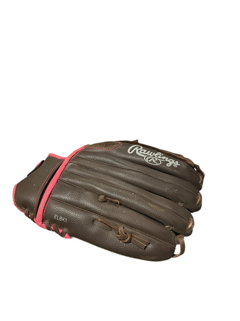Vist Large View of Product Image Which is Used Rawlings FASTPITCH GLOVE BB/SB Glove RH Throw Brown 12"