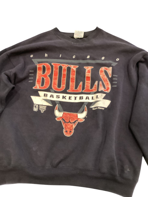 Vist Large View of Product Image Which is Used Hanes L.S. Sweatshirt M XL