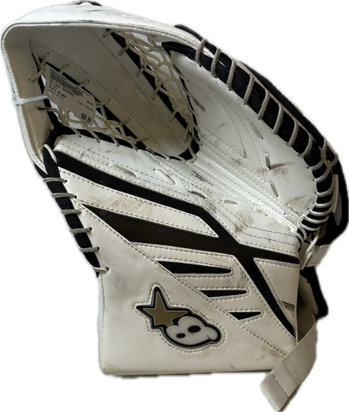 Vist Large View of Product Image Which is Used Brians SUBZERO Junior Goalie Catcher White