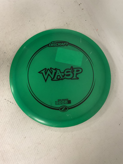 Vist Large View of Product Image Which is Used Discraft Z LINE WASP Disc Golf Mid Range Green