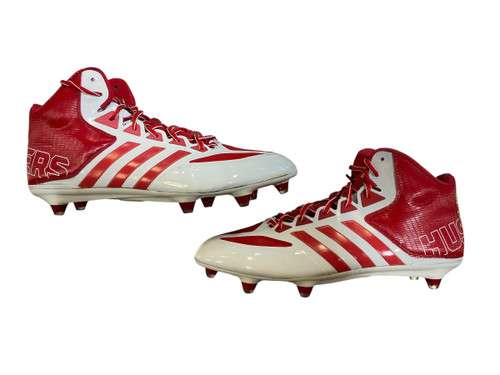 Vist Large View of Product Image Which is Used Adidas Adult FB Cleats Red Senior 11.5