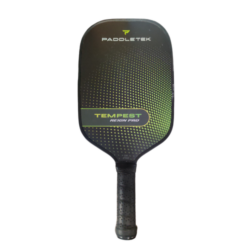 Vist Large View of Product Image Which is Used PADDLETEK  TEMPEST Pickleball Paddle Black
