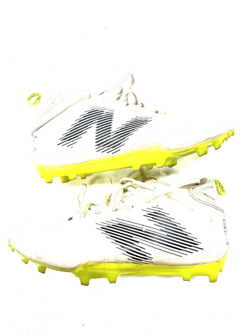 Vist Large View of Product Image Which is Used New Balance LAX Cleats Mens White Senior 7