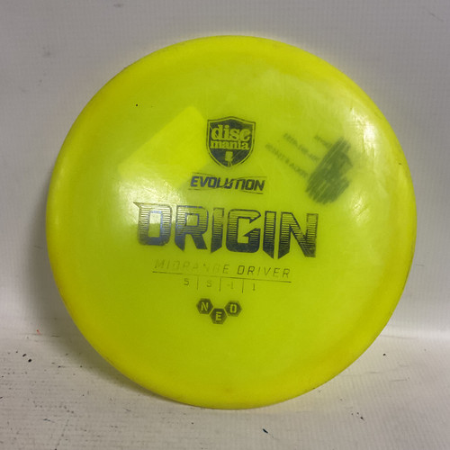 Vist Large View of Product Image Which is Used Discmania NEO ORIGIN Disc Golf Mid Range Royal Blue