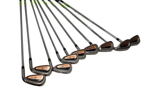 Vist Large View of Product Image Which is Used Taylormade FIRESOLE Mens Golf Iron Set RH 3I-SW w/ S-90 Rifle Shafts -1/2"