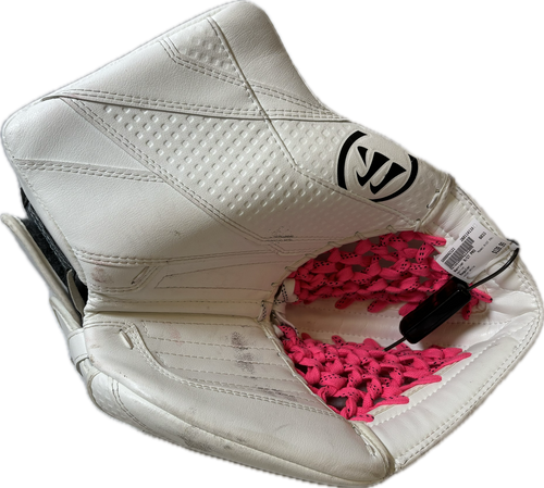 Vist Large View of Product Image Which is Used Warrior R/G7 PRO Senior Goalie Catcher White