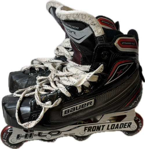 Vist Large View of Product Image Which is Used Bauer Roller Hockey Skates Black Senior 7.5