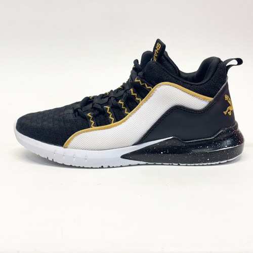 Vist Large View of Product Image Which is Used SHAQ Basketball Shoes Y White/Black/Yellow Junior 04