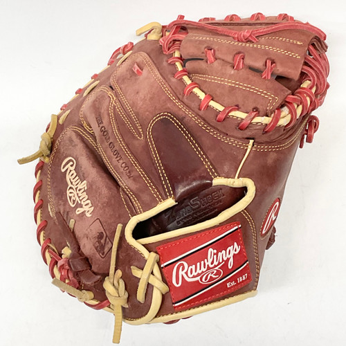 Vist Large View of Product Image Which is Used Rawlings SANDLOT BB/SB Catchers RH Throw Brown 33"