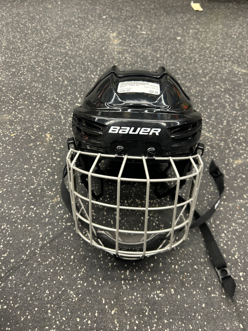 Vist Large View of Product Image Which is Used Bauer IMS5.0L Helmet Cage Combo Black LG