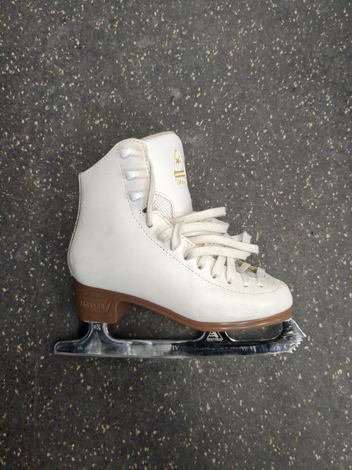 Vist Large View of Product Image Which is Used Jackson ARTISTE Girls Figure Skate White Junior 02