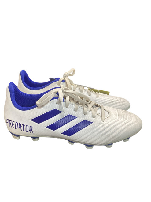 Vist Large View of Product Image Which is Used Adidas Soccer Cleats White Senior 9