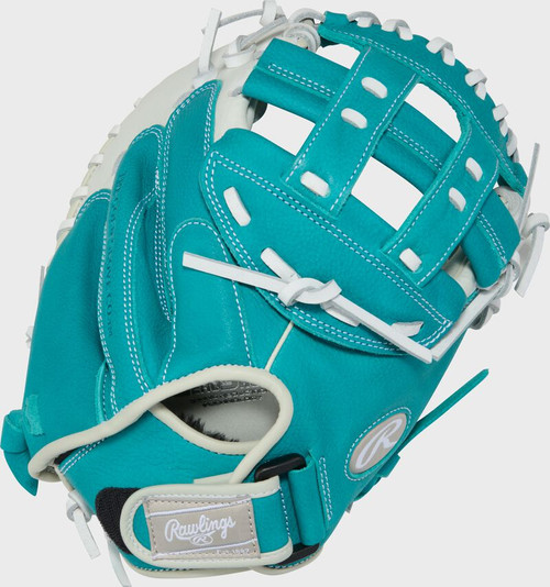 Vist Large View of Product Image Which is NEW RAWLINGS Shut Out 31.5-inch Fastpitch Softball Catcher's Mitt, Right Hand Throw