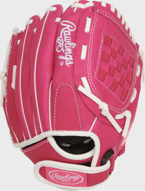 Vist Large View of Product Image Which is New Rawlings Sure Catch Softball 10-inch Youth Softball Glove RHT