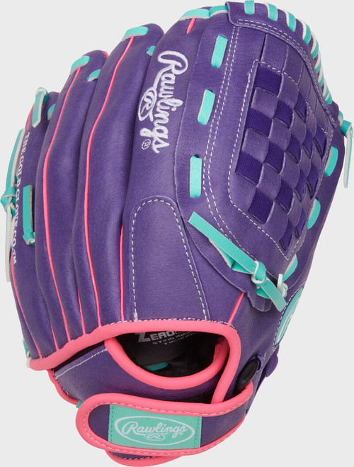 Vist Large View of Product Image Which is New Rawlings Sure Catch Softball 11.5-inch Youth Softball Glove LHT