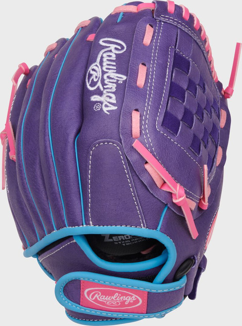 Vist Large View of Product Image Which is New Rawlings Sure Catch Softball 11-inch Youth Softball Glove RHT