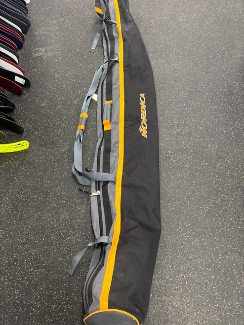 Vist Large View of Product Image Which is Used Nordica DH Ski Travel Bag Black