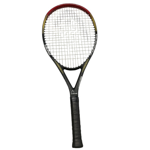 Vist Large View of Product Image Which is Used Head I.X5 OS Adult Tennis Racquet Black 4 3/8"