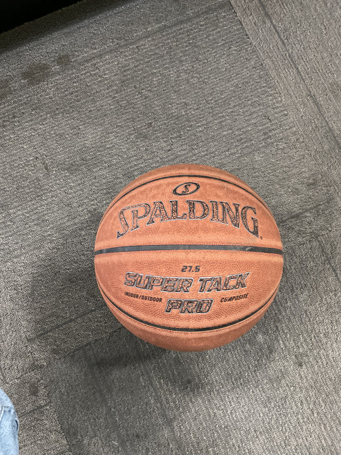 Vist Large View of Product Image Which is Used Spalding SUPER TACK PRO Basketball Youth Outdoor 27 1/2"