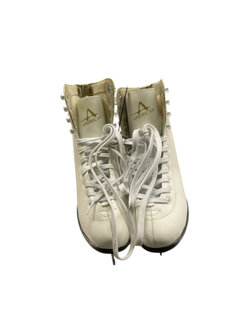 Vist Large View of Product Image Which is Used American Athletic WomensFigure Skate White Senior 5