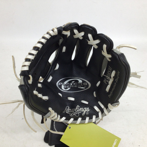 Vist Large View of Product Image Which is Used Rawlings PLAYERS SERIES 9 IN RHT BB/SB GLOVE BB/SB Glove RH Throw Black 9"