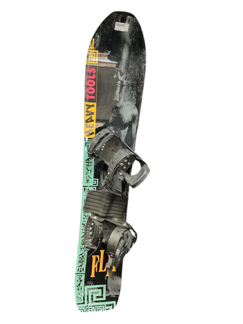 Vist Large View of Product Image Which is Used ADULT SNOWBOARD Mens Board/Bindings Black 160 cm
