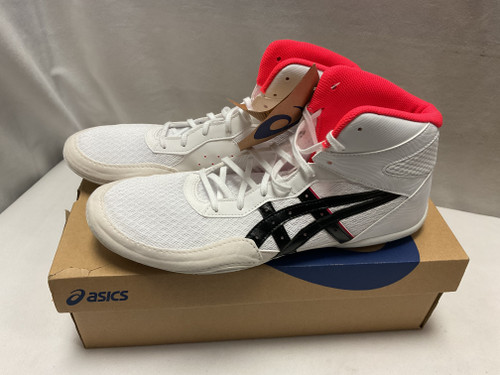 Vist Large View of Product Image Which is Used Asics MATFLEX 7 Wrestling Shoes White Senior 13