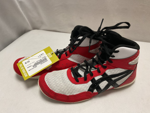 Vist Large View of Product Image Which is Used Asics MATFLEX 7 Wrestling Shoes Red Senior 7