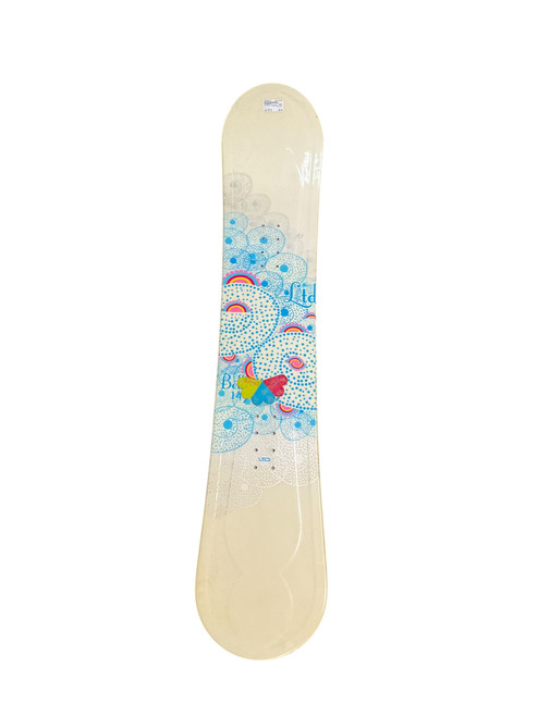 Vist Large View of Product Image Which is Used LTD BELLE Girls Snowboard Only White 140 cm