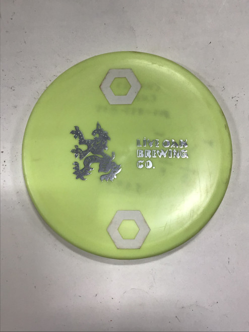 Vist Large View of Product Image Which is Used Mint APEX LIGHT BOBCAT Disc Golf Mid Range Yellow 164g