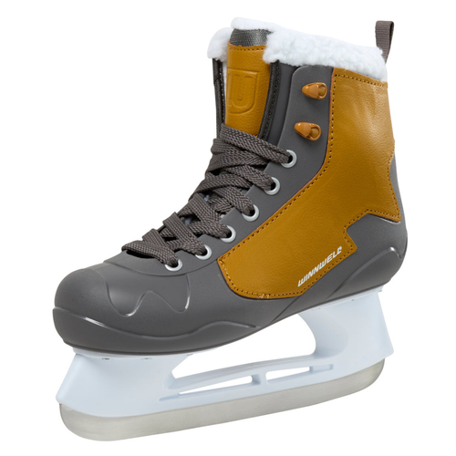 Vist Large View of Product Image Which is New Yukon Hockey Skates Gry/Brn Sr 8