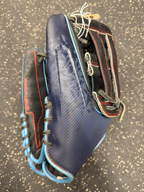 Vist Large View of Product Image Which is Used Rawlings REV3039-6N BB/SB Glove LH Throw Navy Blue 12 3/4"