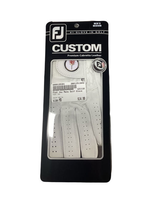 Vist Large View of Product Image Which is Used Foot Joy Mens Golf Glove White MD
