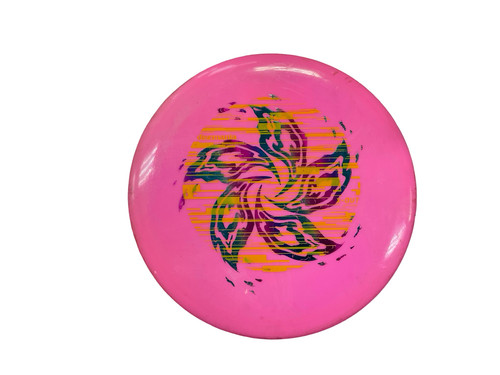 Vist Large View of Product Image Which is Used Discmania NEO EVO METHOD Disc Golf Mid Range Pink 170g