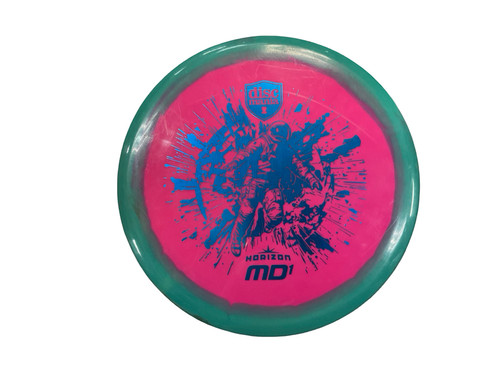 Vist Large View of Product Image Which is Used Discmania S-LINE HOR MD1 ASTRONAUT Disc Golf Mid Range Pink 180g