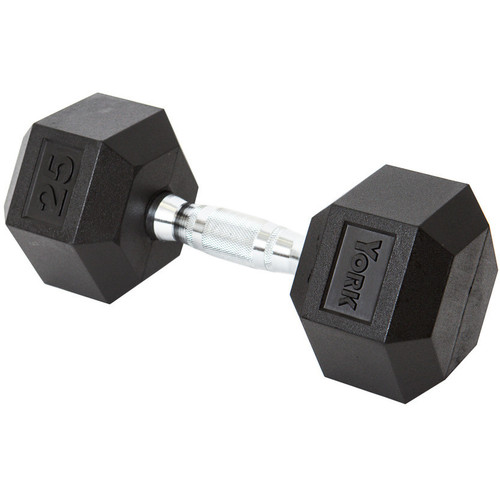Vist Large View of Product Image Which is New YORK HEX 25LB DUMBBELL