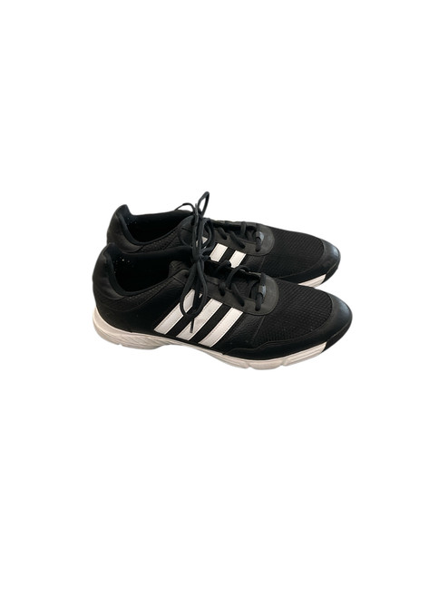 Vist Large View of Product Image Which is Used Adidas Mens Golf Shoes Black Senior 10.5