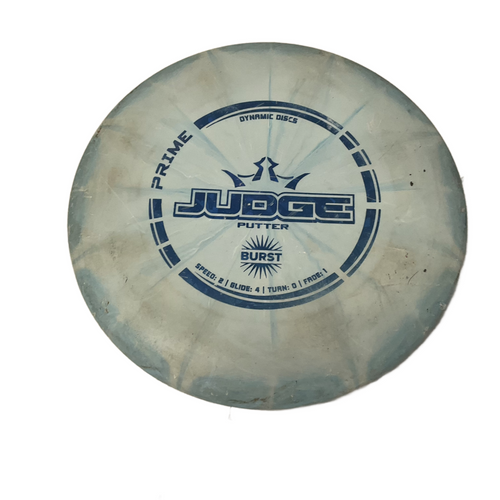 Vist Large View of Product Image Which is Used Dynamic Discs PRIME JUDGE PUTTER Disc Golf Putter Royal Blue