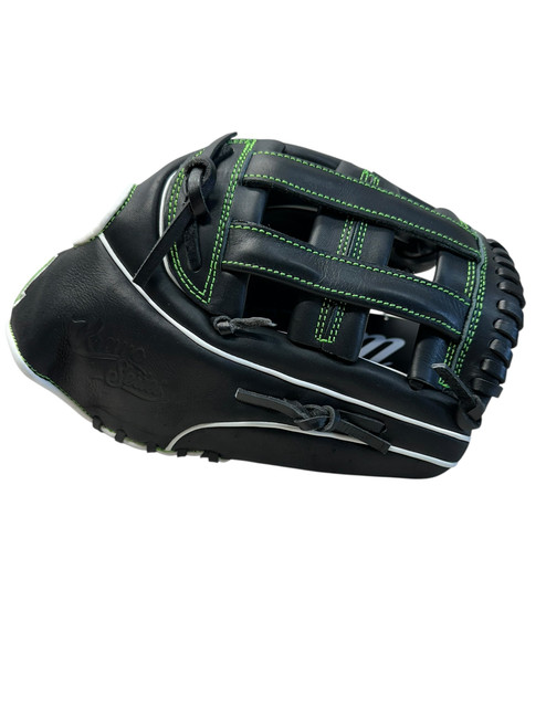 Vist Large View of Product Image Which is New Marucci KREWE BB/SB Glove RH Throw Black 12"