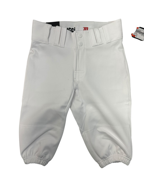 Vist Large View of Product Image Which is New Marucci EXCEL FP PANT BB/SB Pant Girls White MD